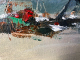 Dialogue with a boat (45x35cm)