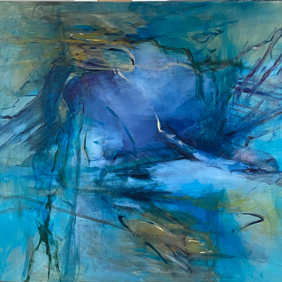 Follow the stream (100x90cm)
