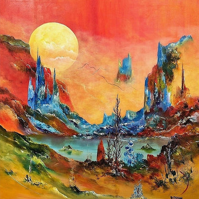 Longing and dreams (90x90cm)