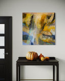 Lights will guide you home (100x100cm)