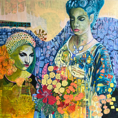 Den indre stemme (100x100cm)