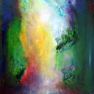 Rundt om vandfaldene (60x80cm)