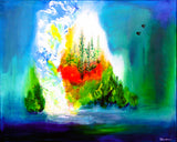 Around the falls (100x80cm)