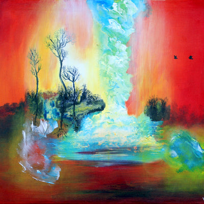 Rundt om vandfaldene (100x80cm)