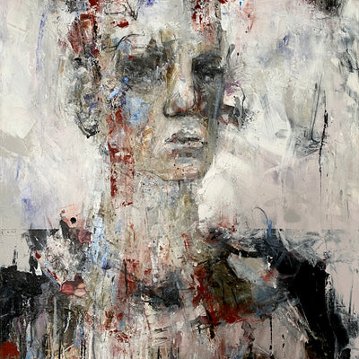 Som en hjort i forlygterne (70x90cm)