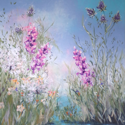 Pink Flowers (60x80cm)