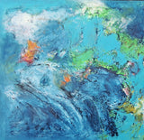 River (140x70cm) - Danish Gallery - Moderne, abstrakte malerier. Online galleri med original, unik kunst til din bolig. 