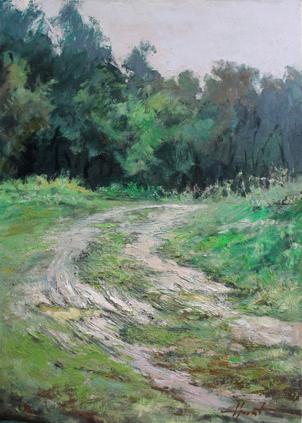 Road into the Mist (50x70cm)