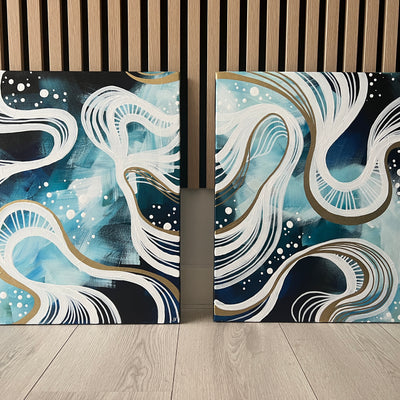Kærlighedens Hav III (80x50cm)