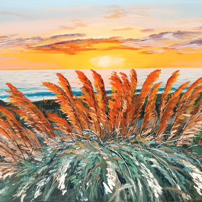 Farverig sti (120x80cm)