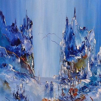 Thoughts and contemplation (50x60cm)