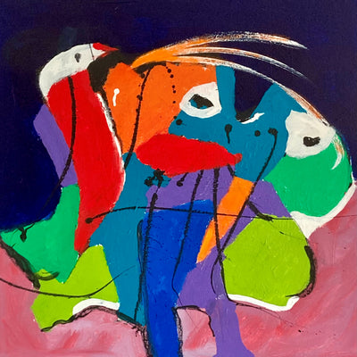 A good friend (74x74cm)