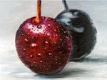 Two cherries (80x60cm)