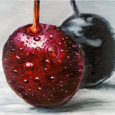 To kirsebær (80x60 cm)