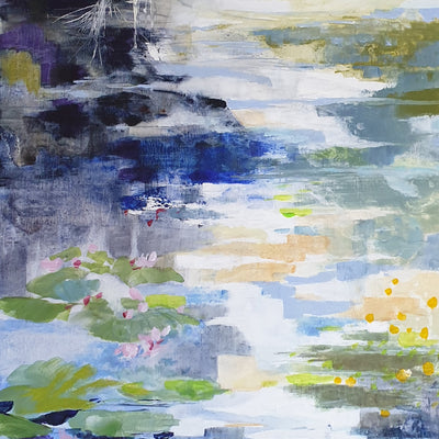 Ved floden III (40x90cm)