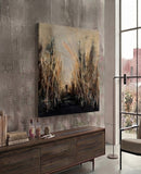 Bush & twitter V (40x50cm) - Danish Gallery - Moderne, abstrakte malerier. Online galleri med original, unik kunst til din bolig. 