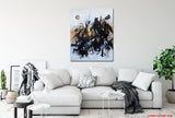 The watching sun (90x110cm)