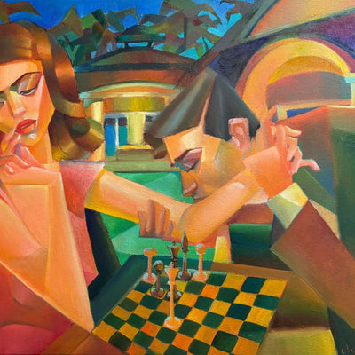 Trods fæstning (65x50cm)