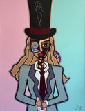 Pastel Patootie (70x90cm) - Danish Gallery - Moderne, abstrakte malerier. Online galleri med original, unik kunst til din bolig. 