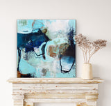 Blue time (80x80cm)
