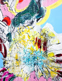 Untitled Blue III (60x70cm) - Danish Gallery - Moderne, abstrakte malerier. Online galleri med original, unik kunst til din bolig. 