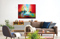 Around the falls (100x80cm)