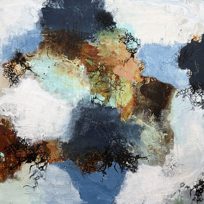 Blue elements II (80x80cm)