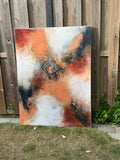 Warm silence (120x90cm)