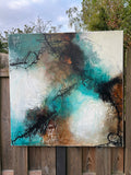 Petrols (80x80cm)
