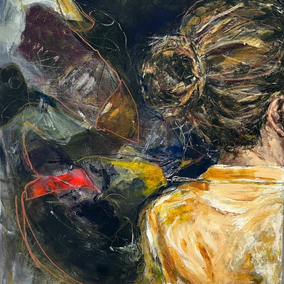 Where the gaze rests (50x60cm)