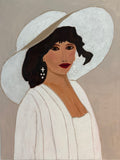 Maria in white (60x80cm)