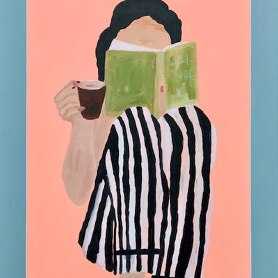 Silence between the lines (50x70cm)