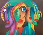 Faces (60x50cm)