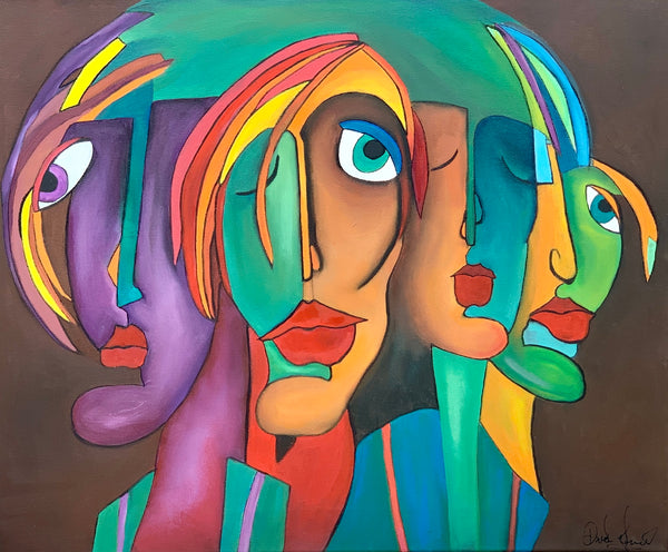 Faces (60x50cm)