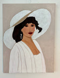 Maria in white (60x80cm)