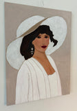 Maria in white (60x80cm)