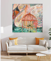 A heart for nature (100x100cm)