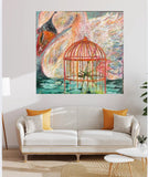 A heart for nature (100x100cm)