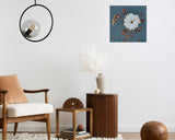 Golden tex (40x40cm) - Danish Gallery - Moderne, abstrakte malerier. Online galleri med original, unik kunst til din bolig. 