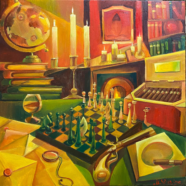 Correspondence duel (70x70cm)