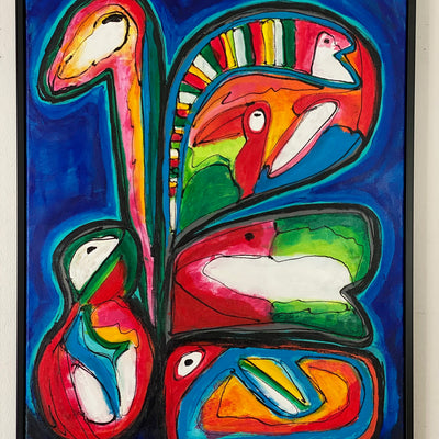 Blå (60x80cm)