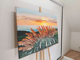 Colorful path (120x80cm) - Danish Gallery - Moderne, abstrakte malerier. Online galleri med original, unik kunst til din bolig. 