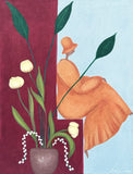 A cozy day among the scent of flowers I + II (60x40cm)