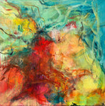 Collision of color (100x100cm)