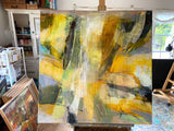 Lights will guide you home (100x100cm)