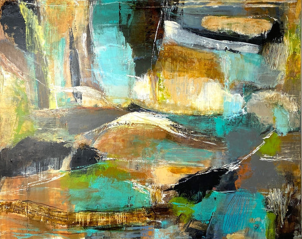 Time likes to slip away (150x120cm)