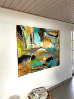 Time likes to slip away (150x120cm)