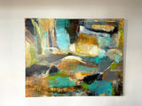 Time likes to slip away (150x120cm)