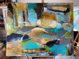Time likes to slip away (150x120cm)