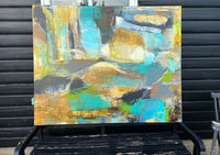 Time likes to slip away (150x120cm)